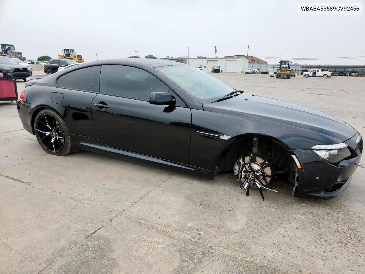 2009 BMW 650 I VIN: WBAEA53589CV92456 Lot: 57520155