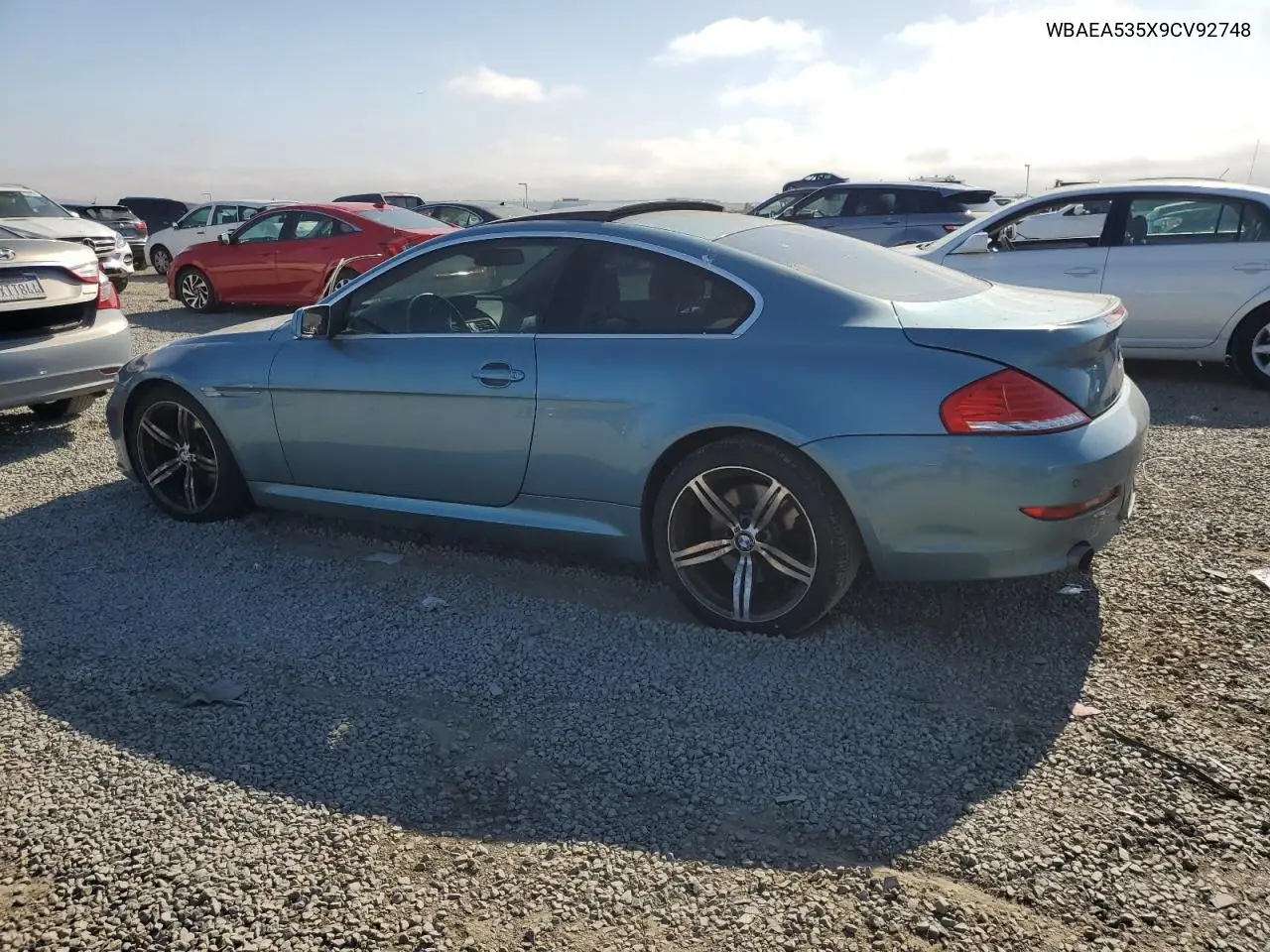 2009 BMW 650 I VIN: WBAEA535X9CV92748 Lot: 59233735