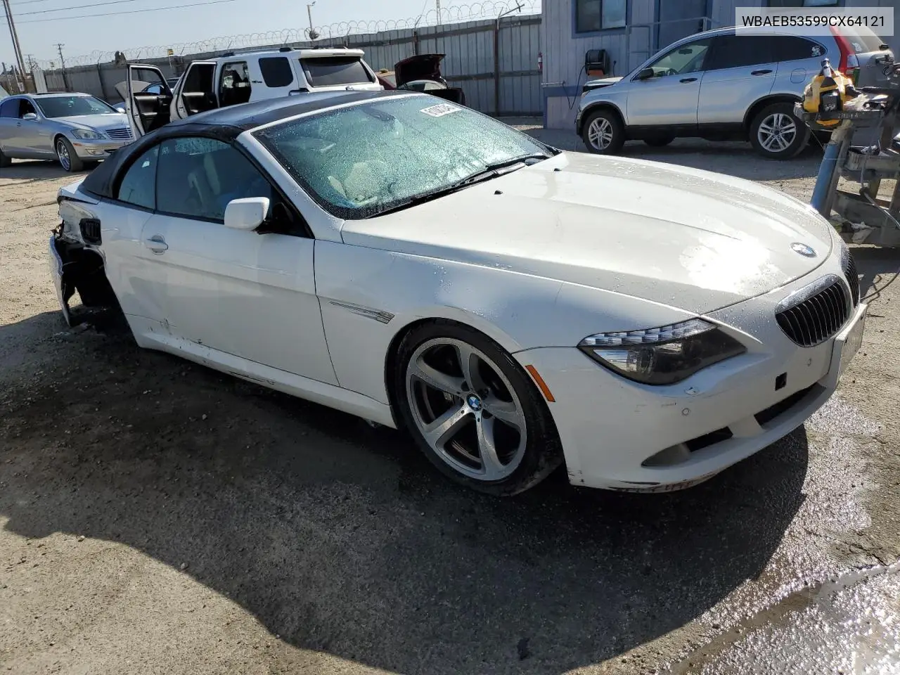 2009 BMW 650 I VIN: WBAEB53599CX64121 Lot: 61087245