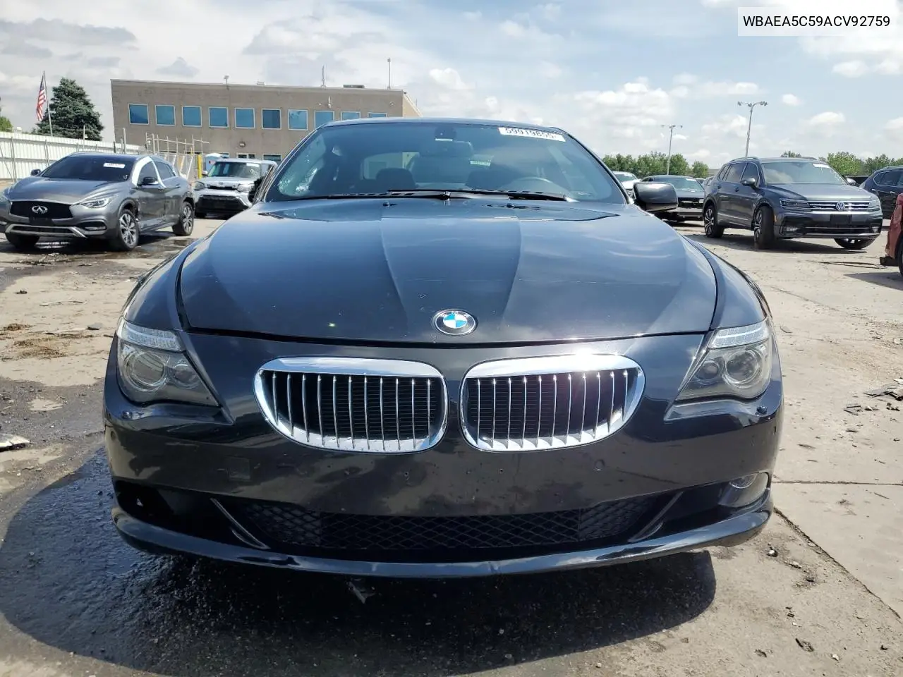 2010 BMW 650 I VIN: WBAEA5C59ACV92759 Lot: 59919855