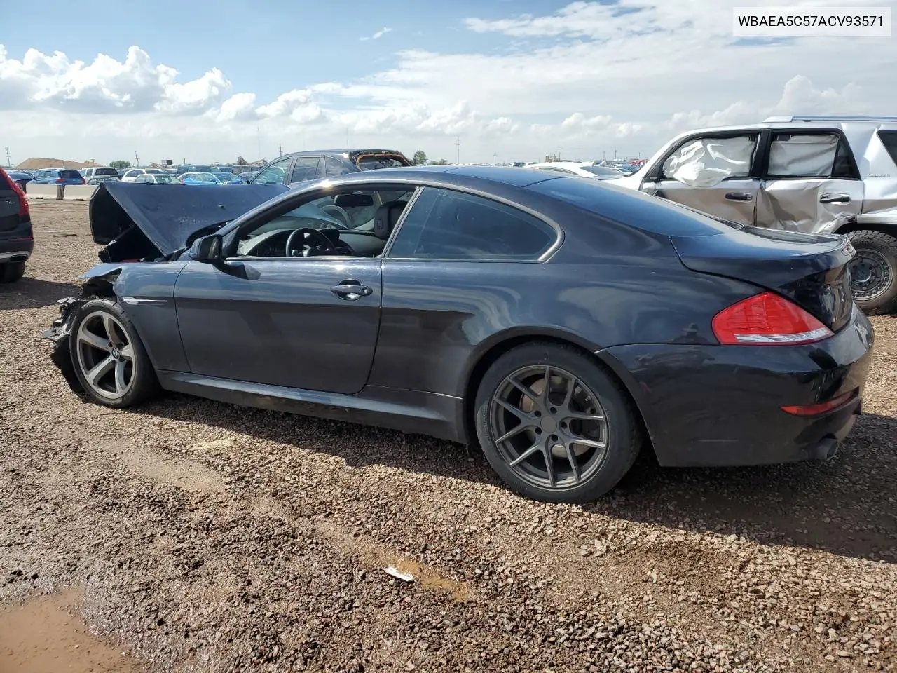 2010 BMW 650 I VIN: WBAEA5C57ACV93571 Lot: 62230005