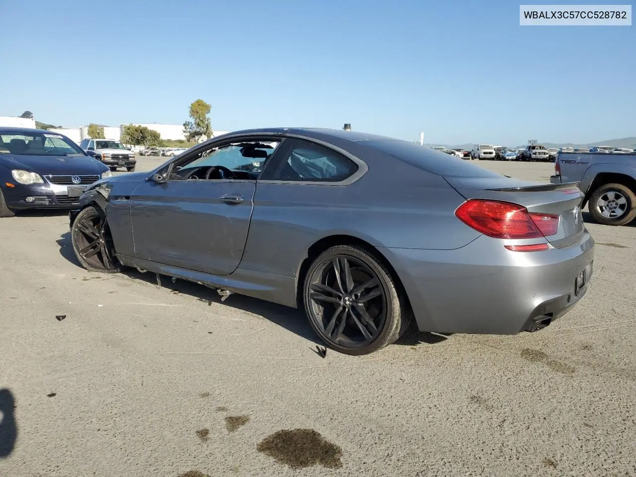 2012 BMW 650 I VIN: WBALX3C57CC528782 Lot: 53036125