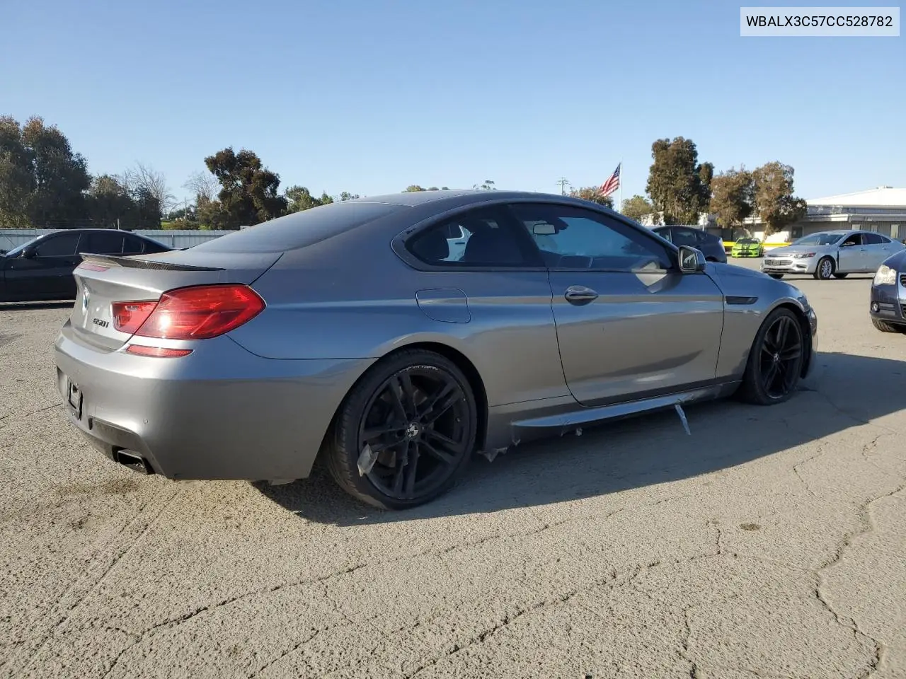 2012 BMW 650 I VIN: WBALX3C57CC528782 Lot: 53036125