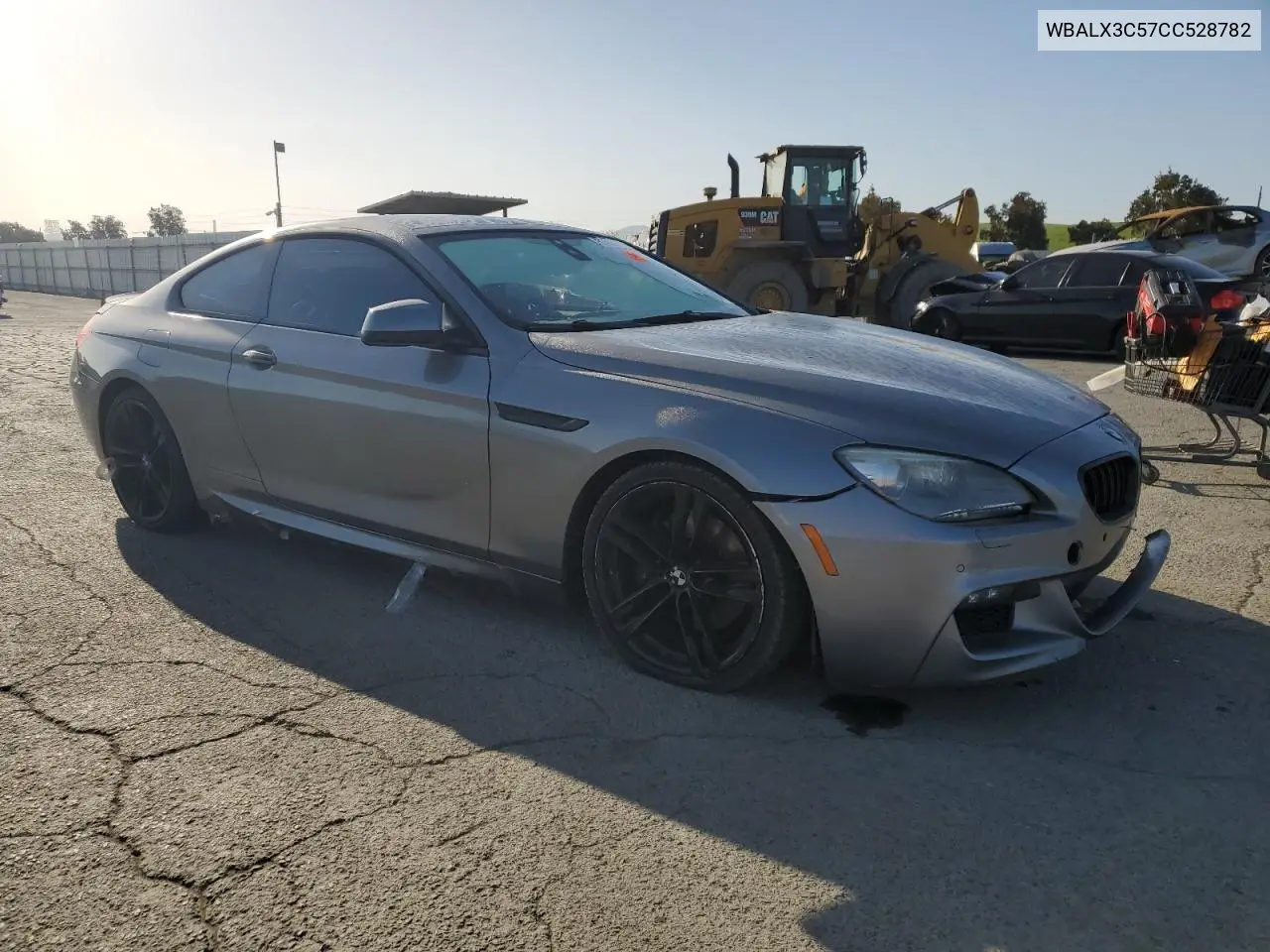 2012 BMW 650 I VIN: WBALX3C57CC528782 Lot: 53036125