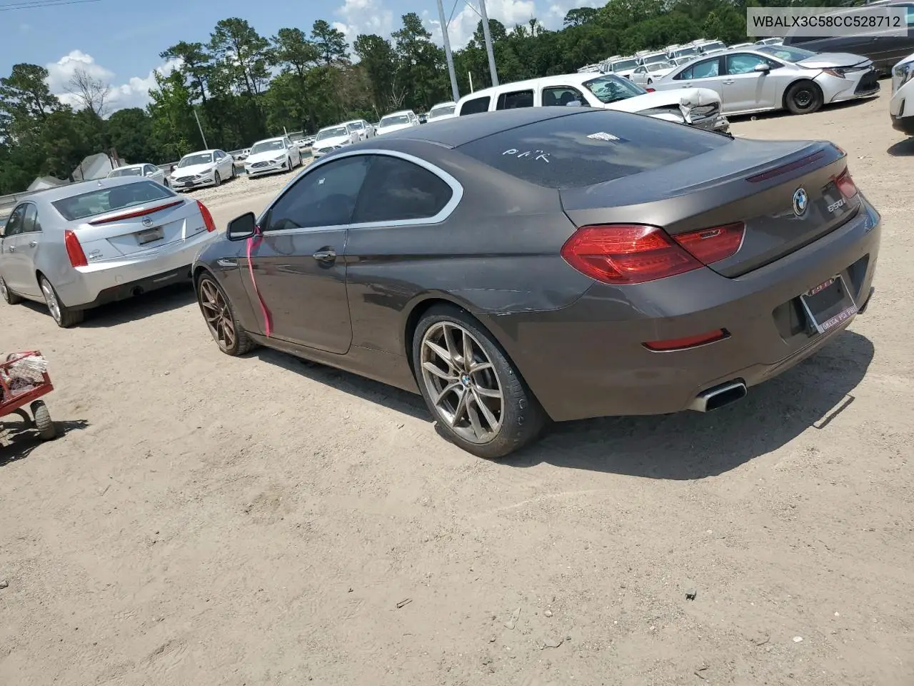 2012 BMW 650 I VIN: WBALX3C58CC528712 Lot: 59771685