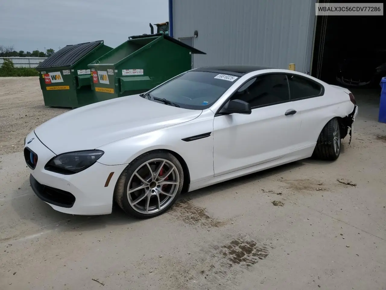 2012 BMW 650 I VIN: WBALX3C56CDV77286 Lot: 59816025