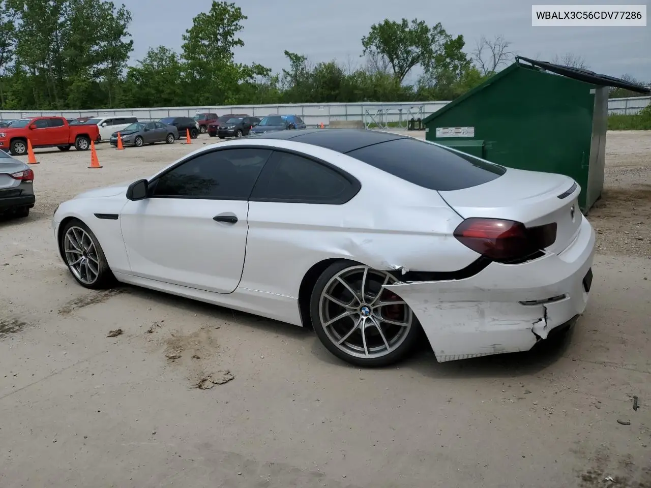 2012 BMW 650 I VIN: WBALX3C56CDV77286 Lot: 59816025