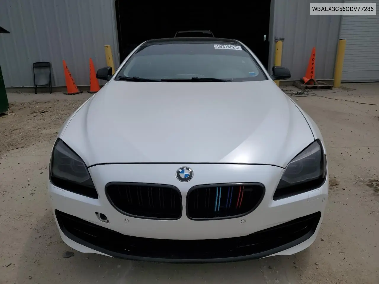2012 BMW 650 I VIN: WBALX3C56CDV77286 Lot: 59816025
