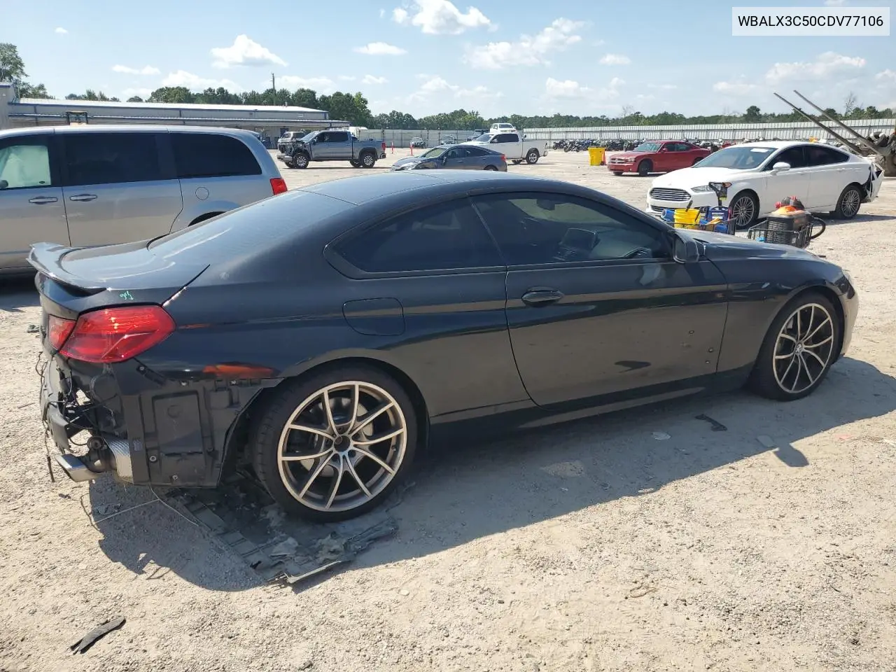2012 BMW 650 I VIN: WBALX3C50CDV77106 Lot: 61801375