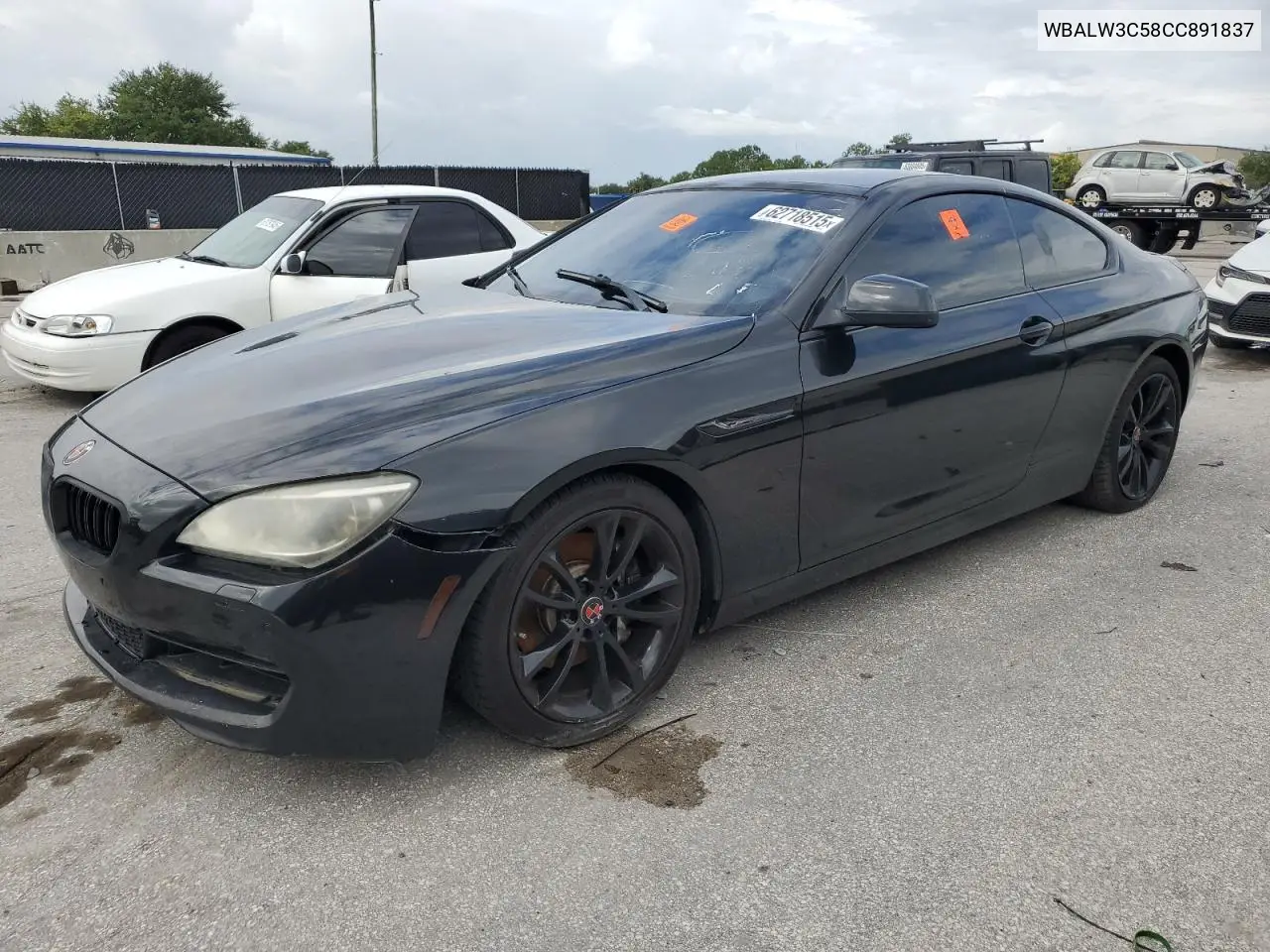 2012 BMW 640 I VIN: WBALW3C58CC891837 Lot: 62718515