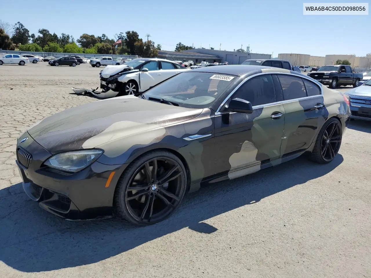 2013 BMW 650 Xi VIN: WBA6B4C50DD098056 Lot: 56603585