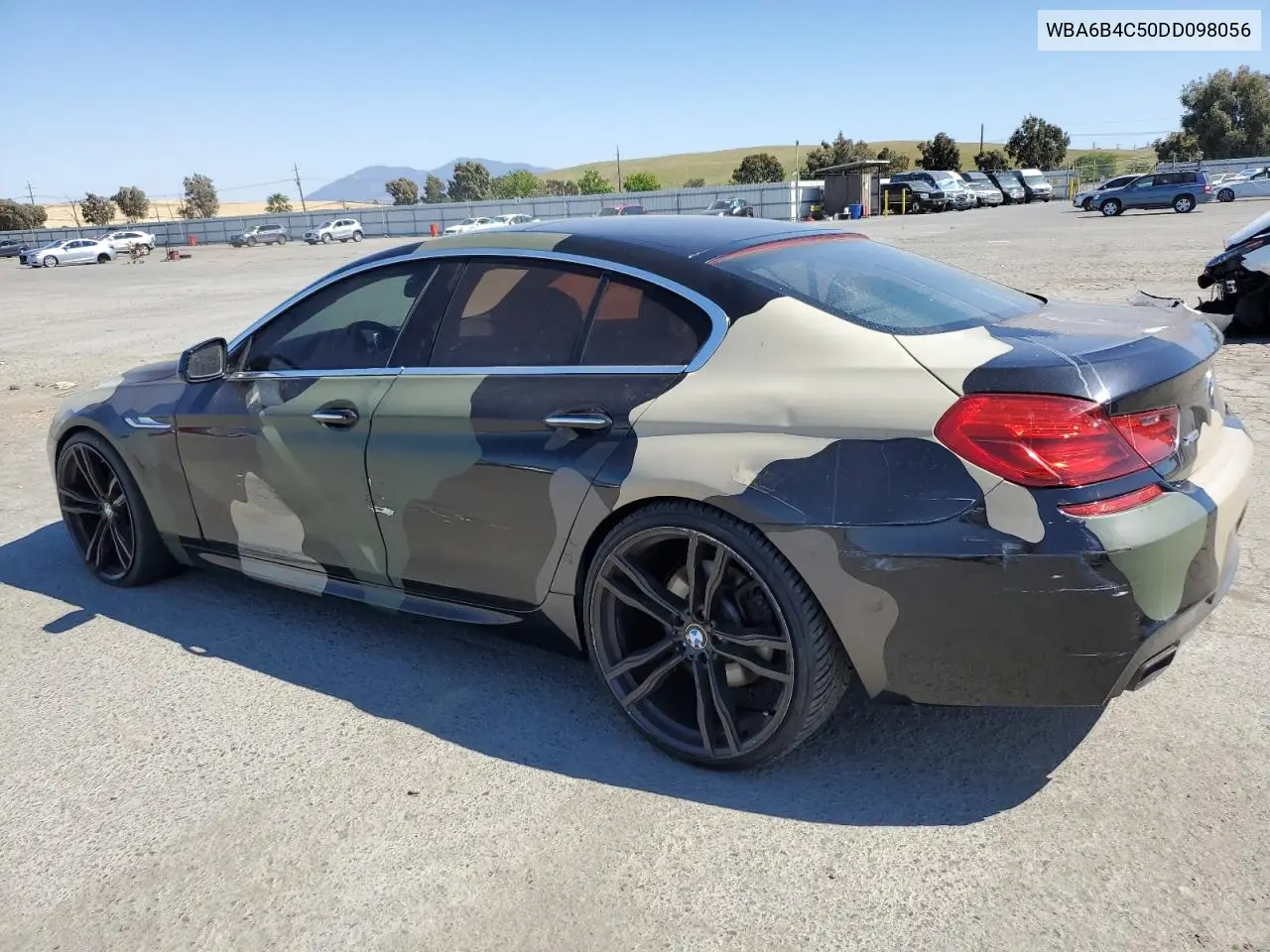 2013 BMW 650 Xi VIN: WBA6B4C50DD098056 Lot: 56603585