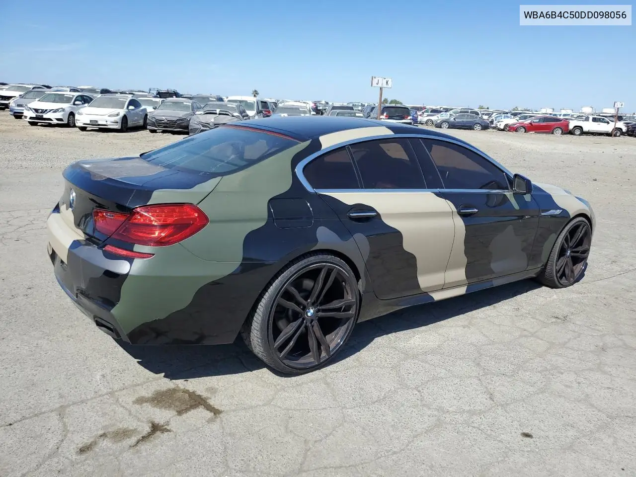 2013 BMW 650 Xi VIN: WBA6B4C50DD098056 Lot: 56603585