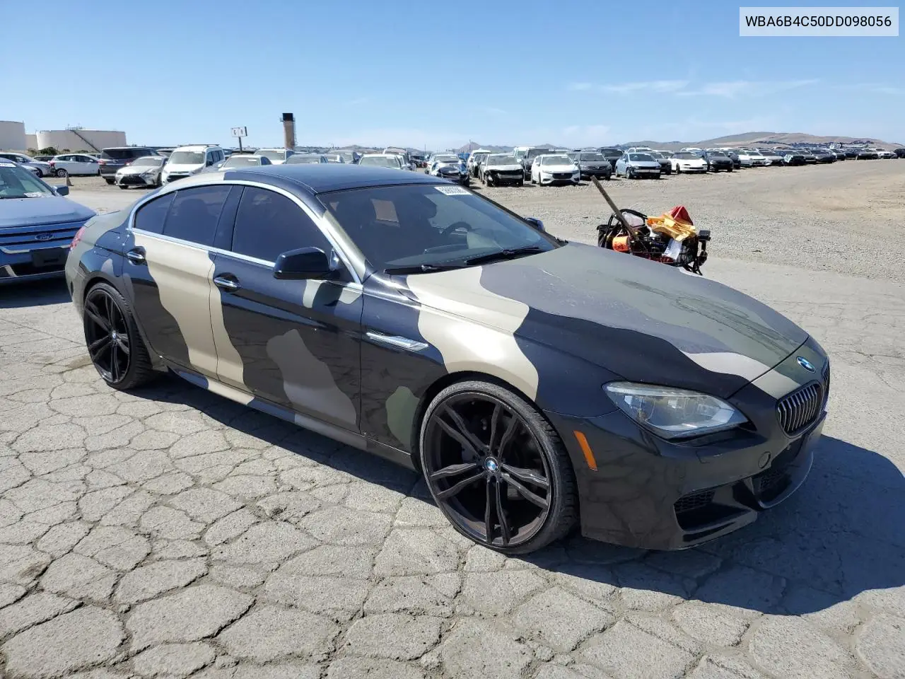 2013 BMW 650 Xi VIN: WBA6B4C50DD098056 Lot: 56603585