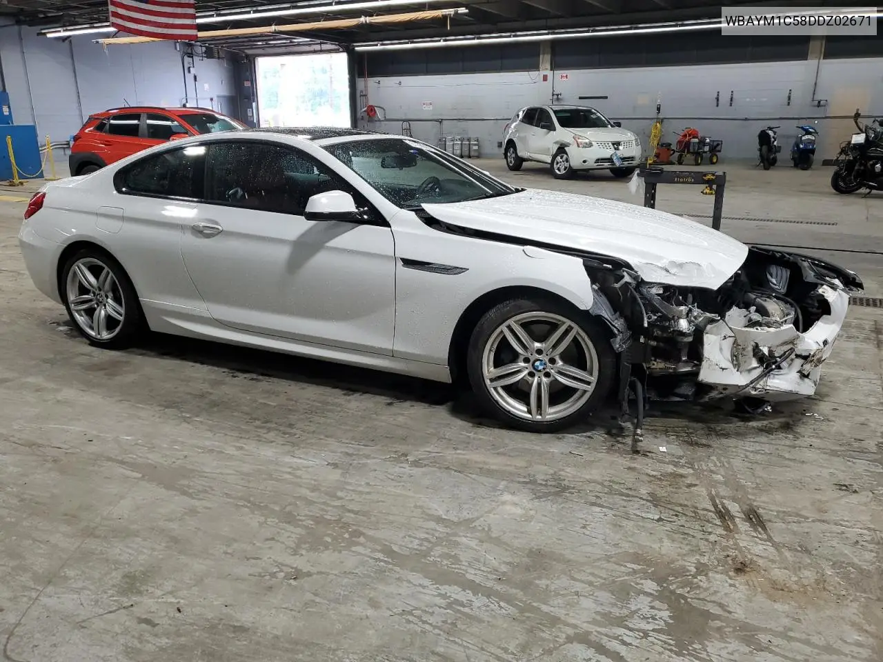 2013 BMW 650 Xi VIN: WBAYM1C58DDZ02671 Lot: 59509955