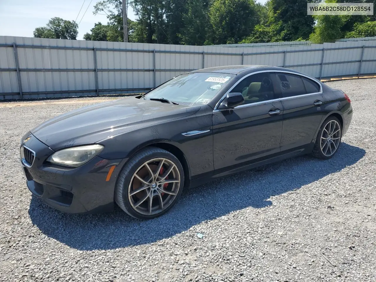 2013 BMW 650 I VIN: WBA6B2C58DD128554 Lot: 61953825