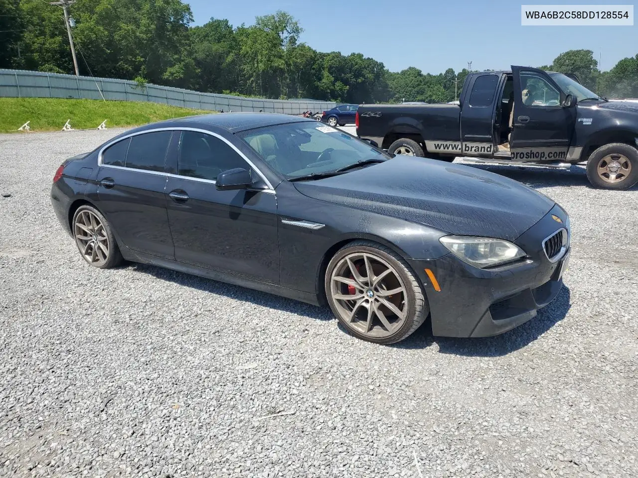 2013 BMW 650 I VIN: WBA6B2C58DD128554 Lot: 61953825