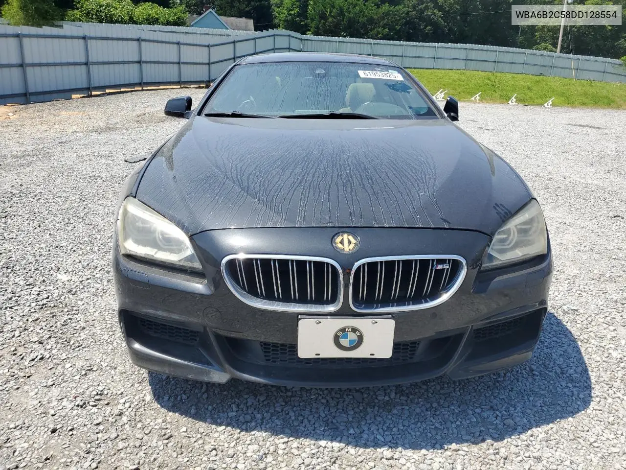 2013 BMW 650 I VIN: WBA6B2C58DD128554 Lot: 61953825