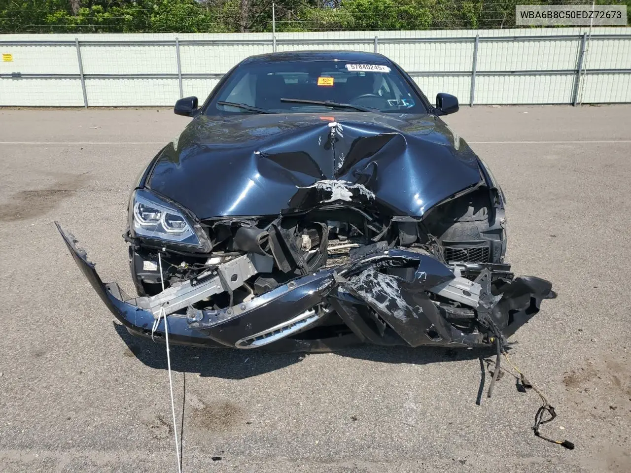2014 BMW 640 Xi Gran Coupe VIN: WBA6B8C50EDZ72673 Lot: 57840245