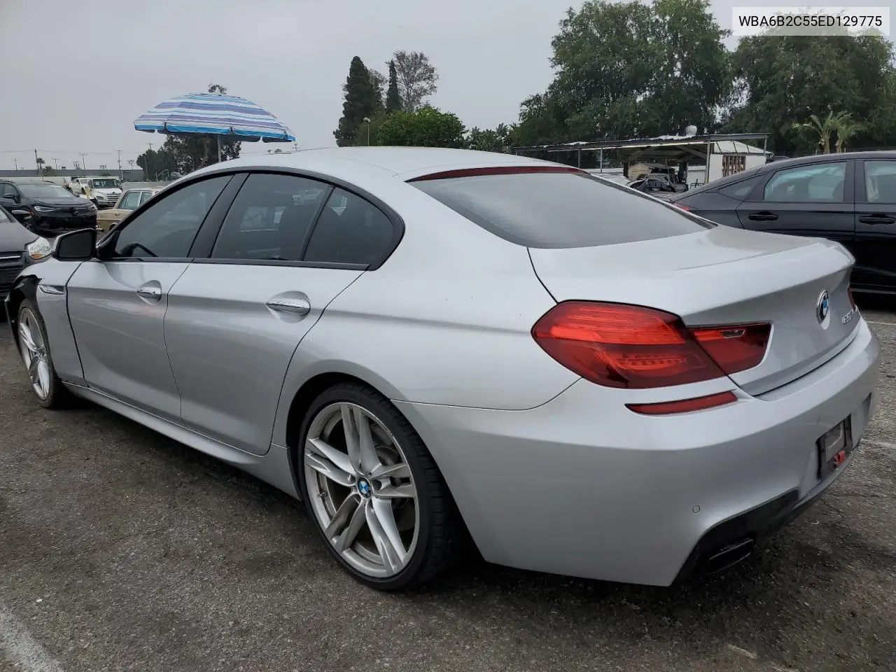 2014 BMW 650 I Gran Coupe VIN: WBA6B2C55ED129775 Lot: 60556925