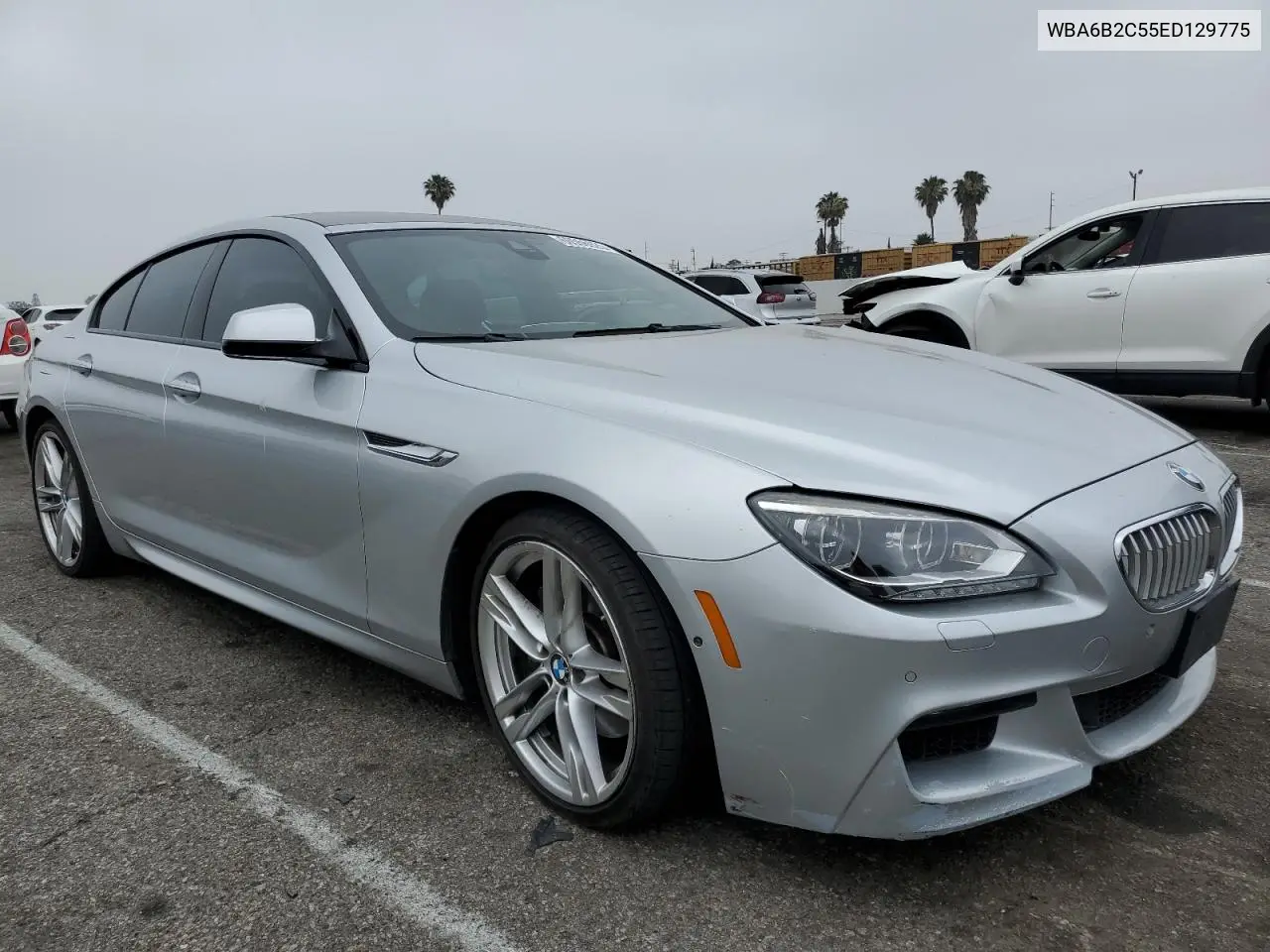 2014 BMW 650 I Gran Coupe VIN: WBA6B2C55ED129775 Lot: 60556925