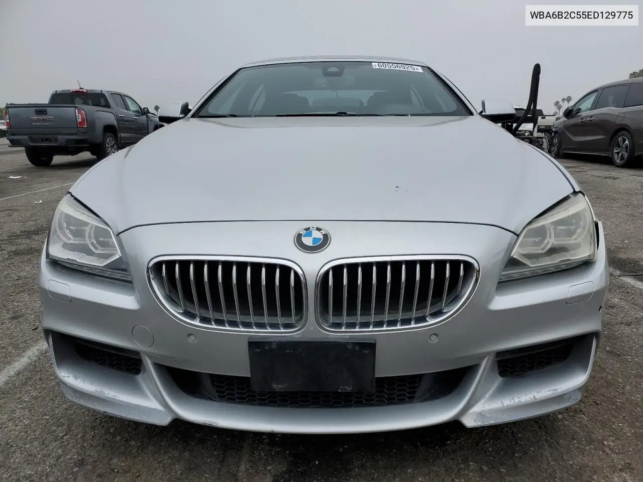 2014 BMW 650 I Gran Coupe VIN: WBA6B2C55ED129775 Lot: 60556925