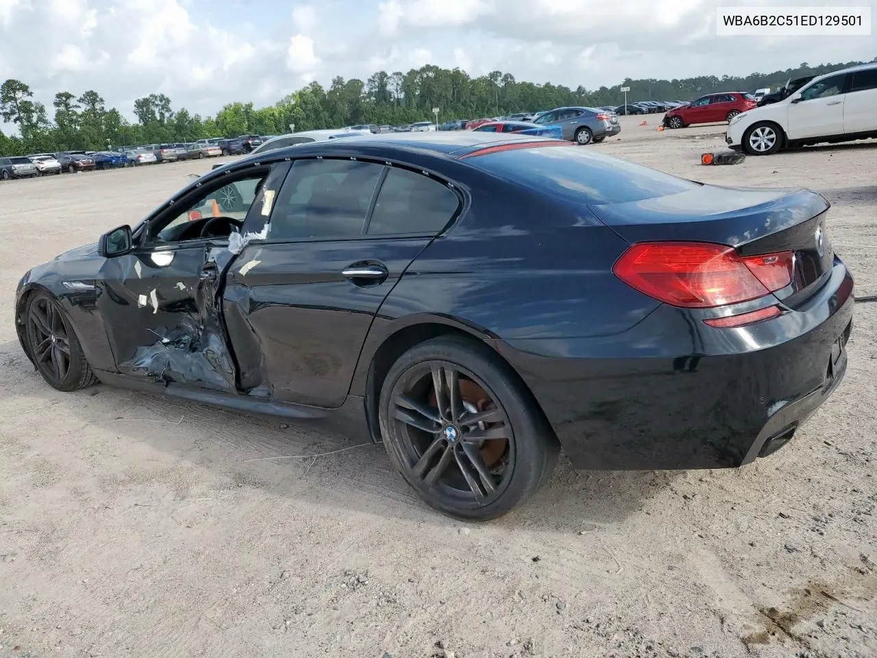 2014 BMW 650 I Gran Coupe VIN: WBA6B2C51ED129501 Lot: 61237995