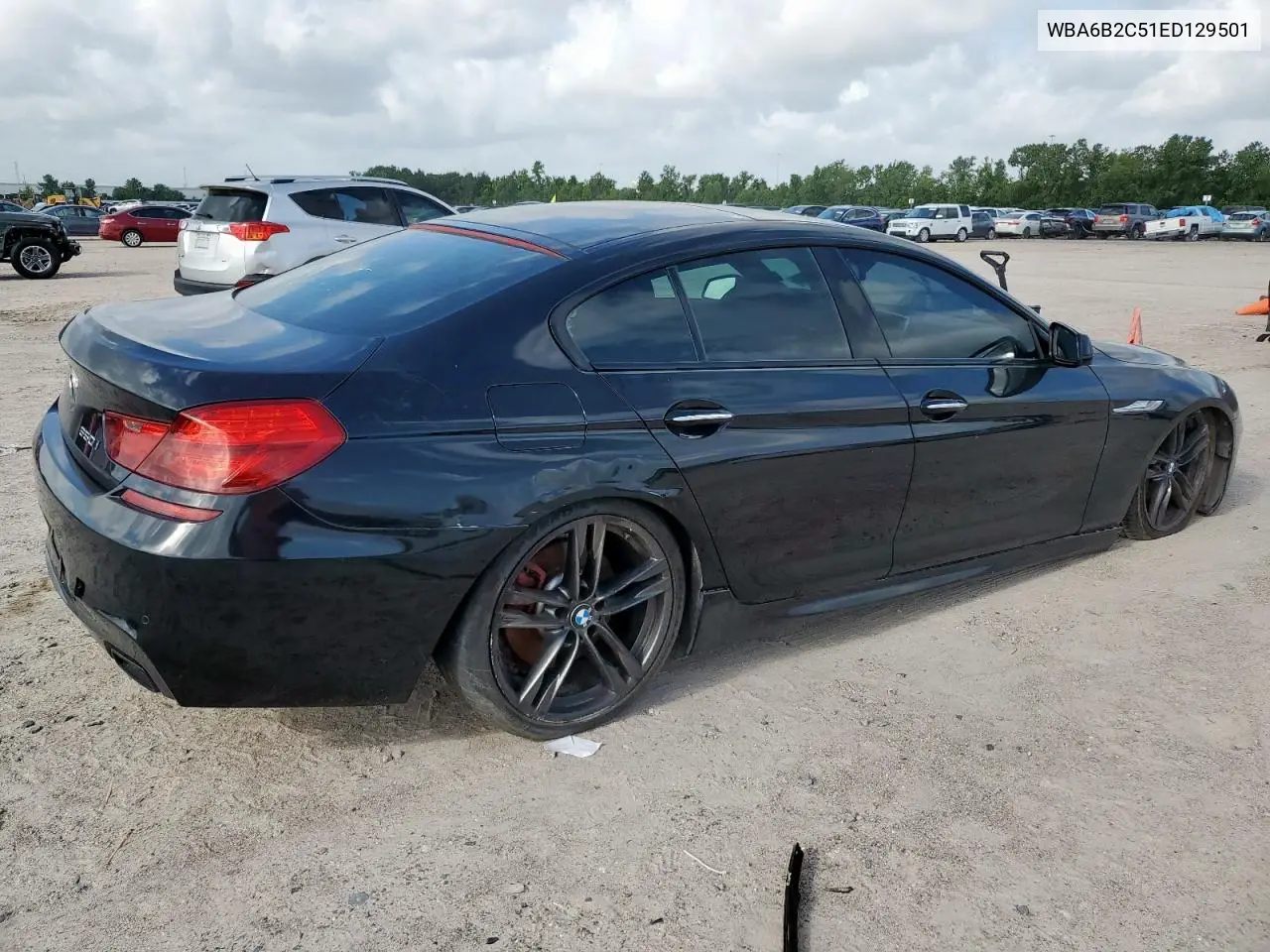 2014 BMW 650 I Gran Coupe VIN: WBA6B2C51ED129501 Lot: 61237995