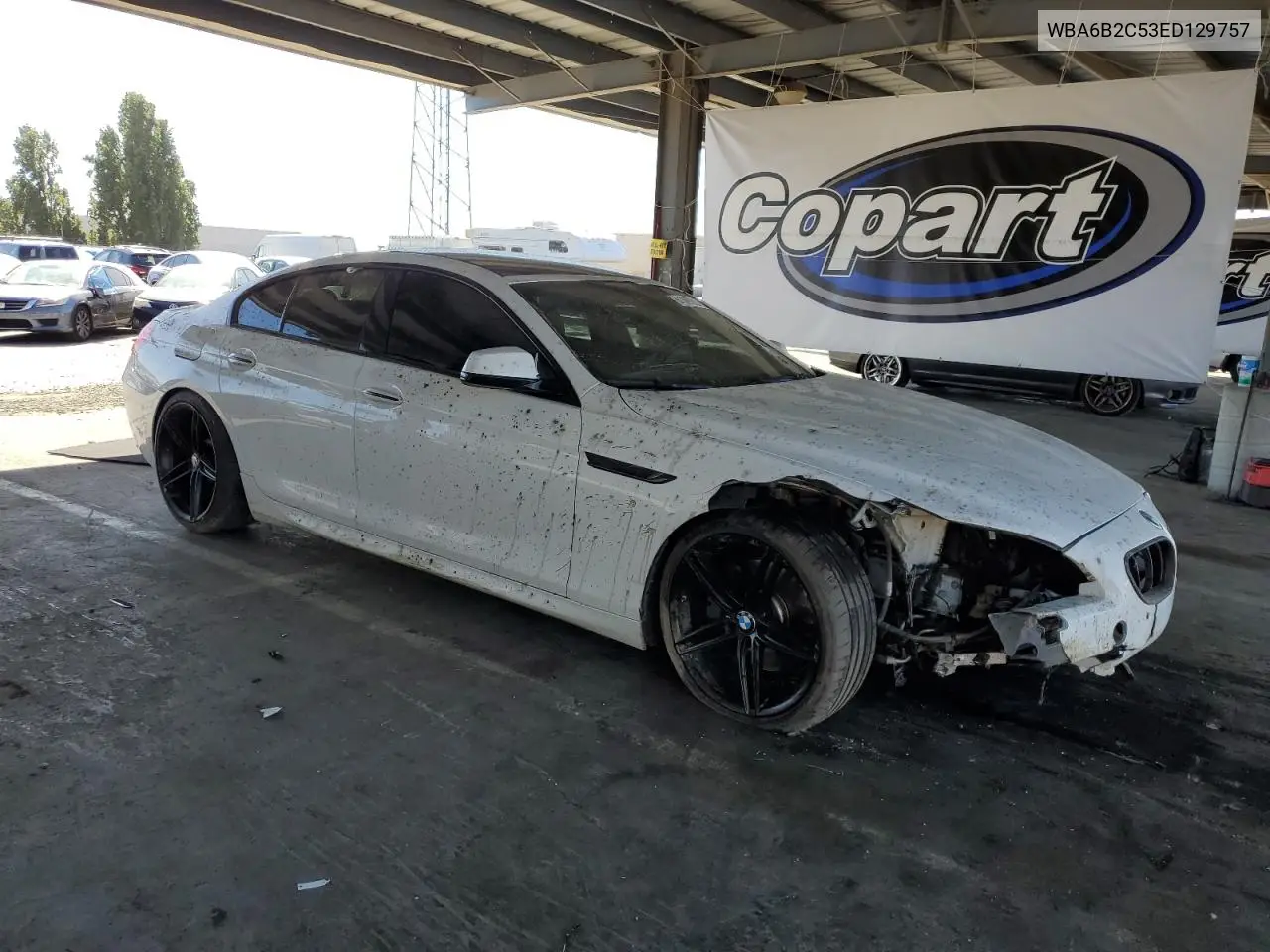 2014 BMW 650 I Gran Coupe VIN: WBA6B2C53ED129757 Lot: 61689205