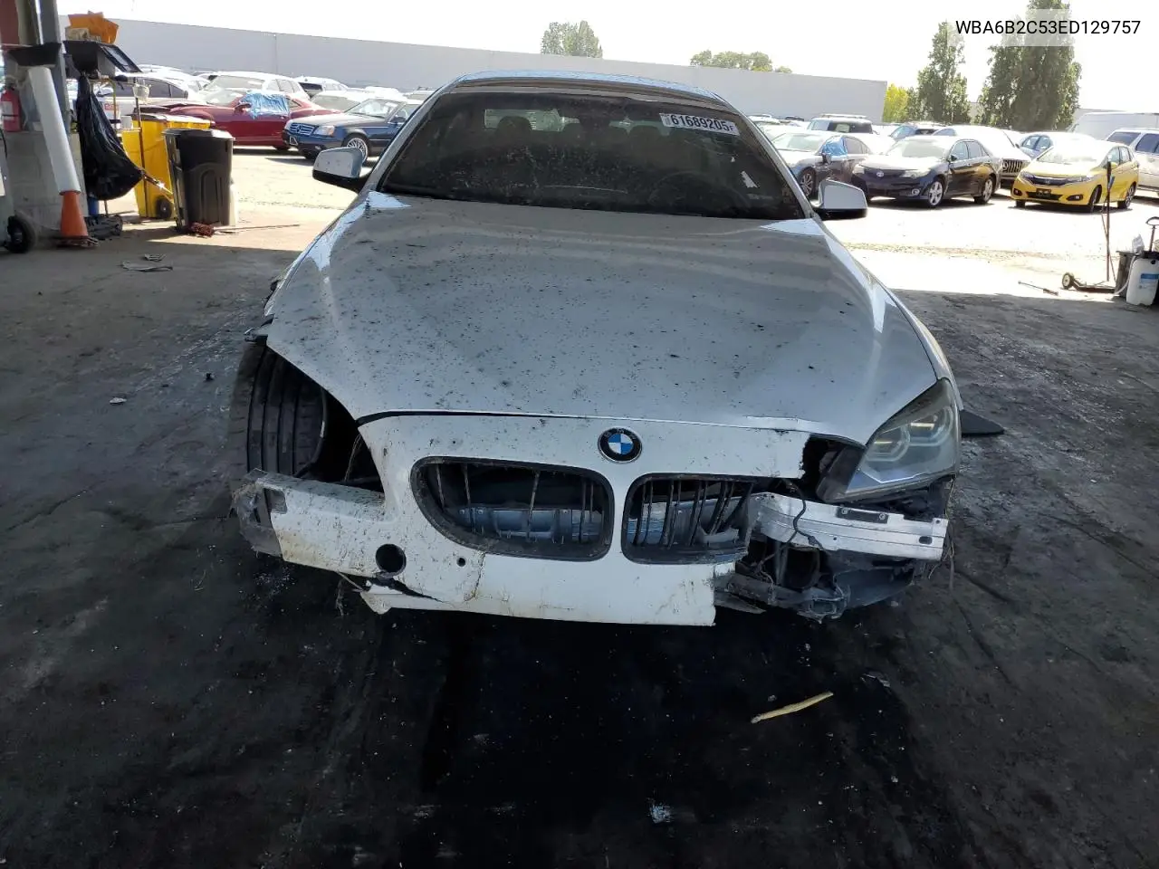 2014 BMW 650 I Gran Coupe VIN: WBA6B2C53ED129757 Lot: 61689205