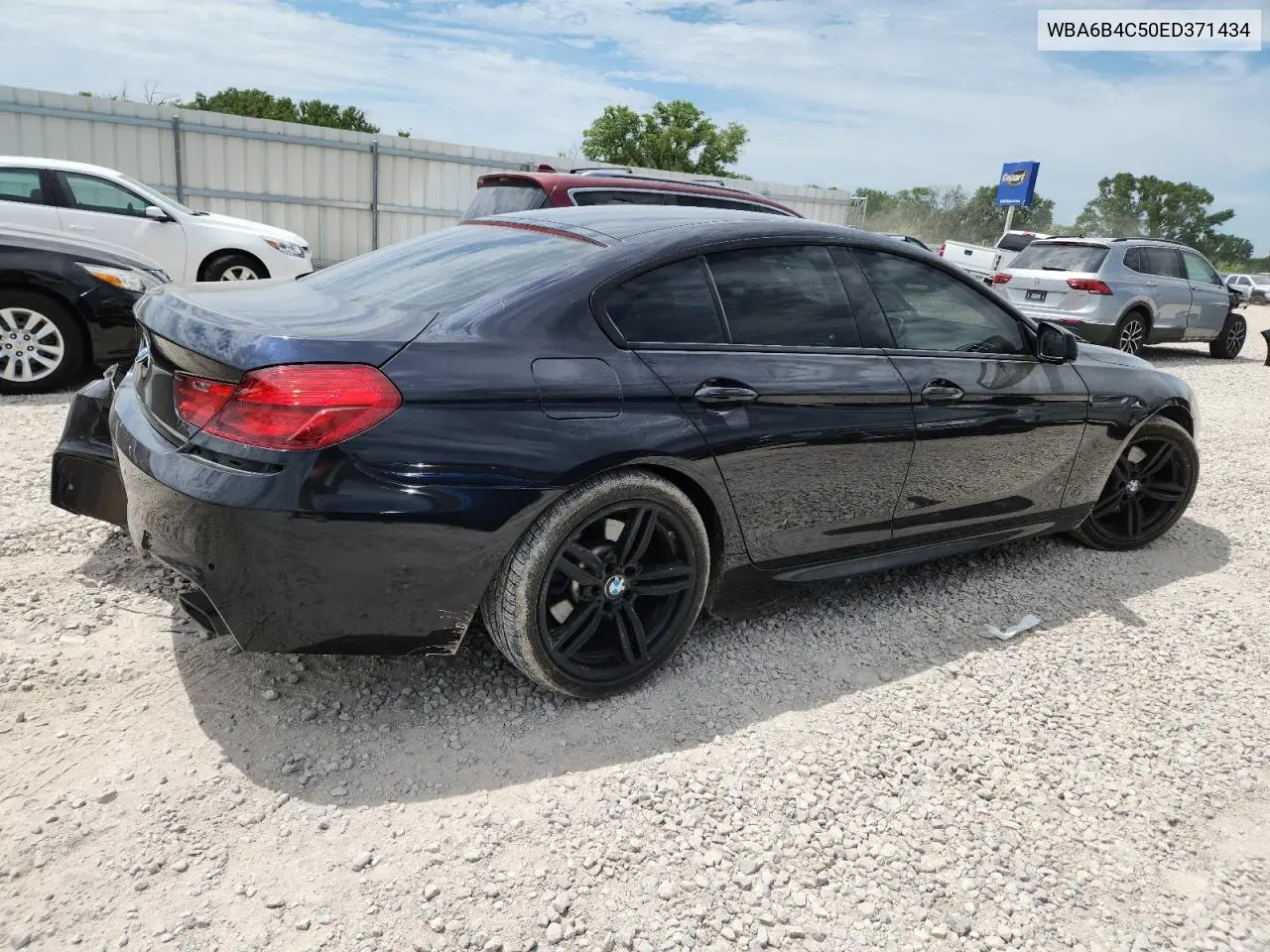 2014 BMW 650 Xi Gran Coupe VIN: WBA6B4C50ED371434 Lot: 62728095