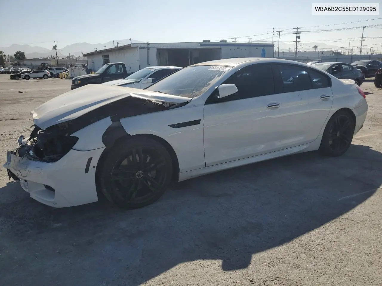 2014 BMW 650 I Gran Coupe VIN: WBA6B2C55ED129095 Lot: 63159745