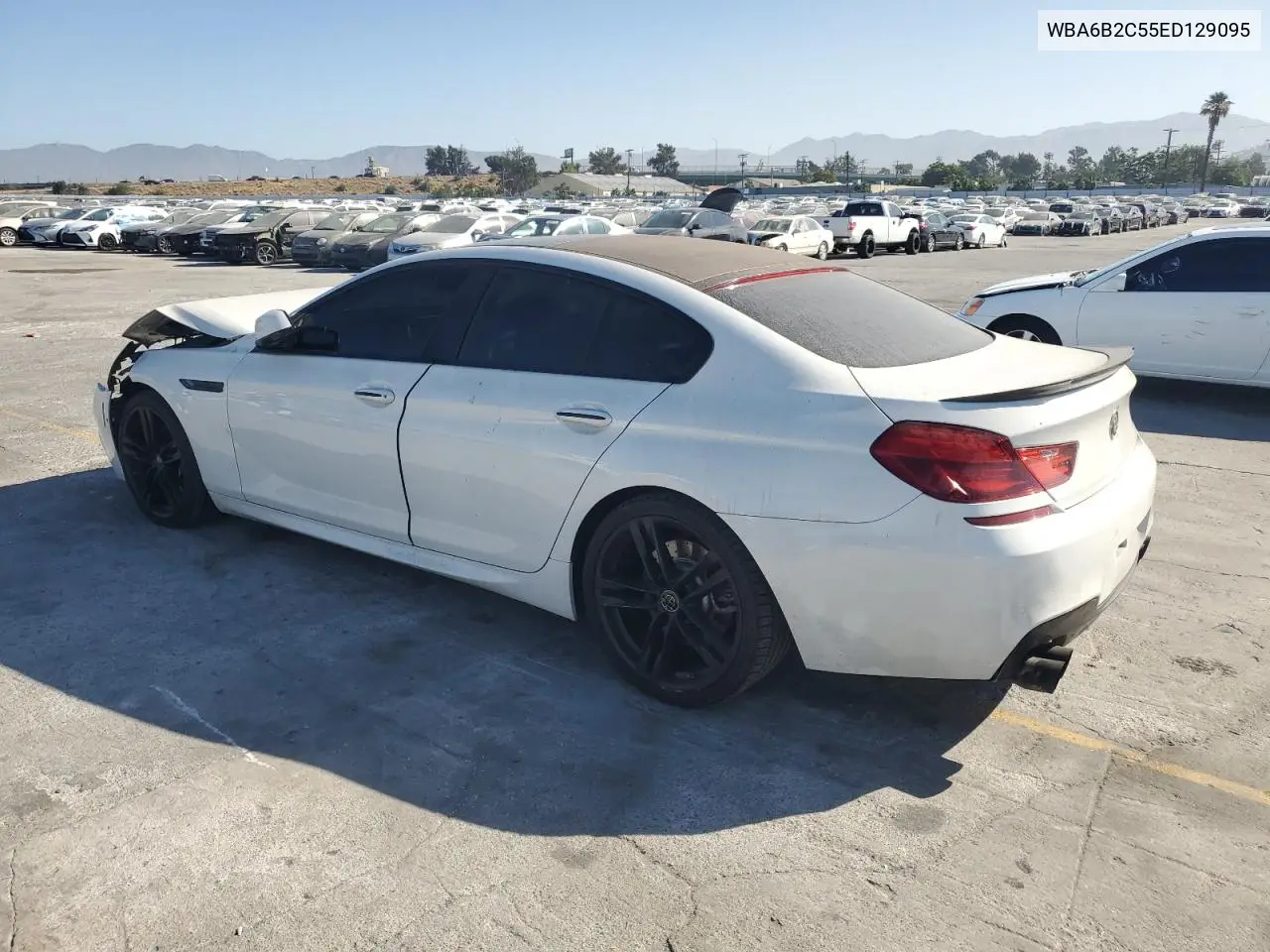 2014 BMW 650 I Gran Coupe VIN: WBA6B2C55ED129095 Lot: 63159745