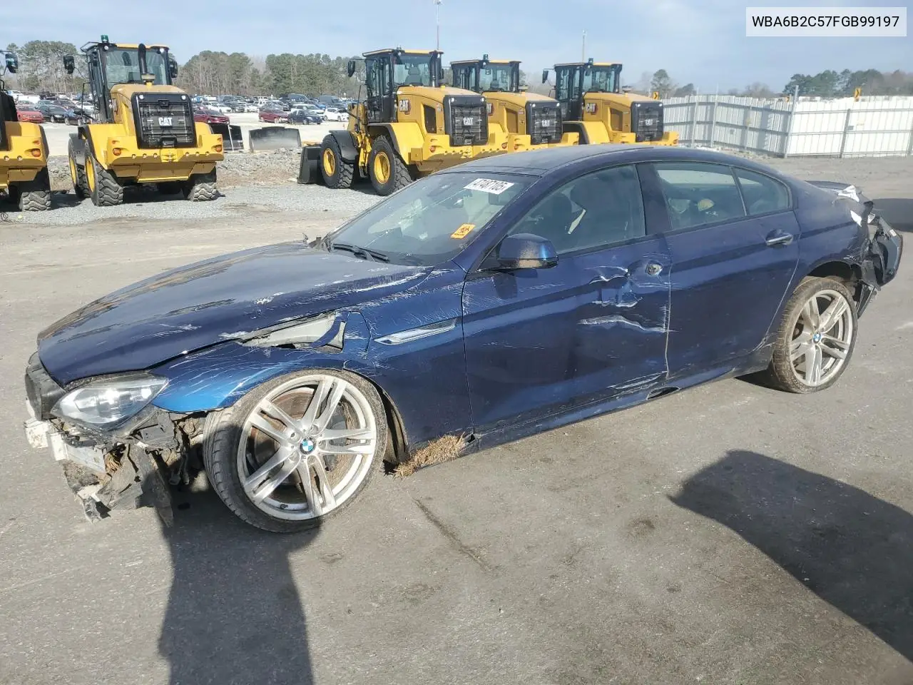 2015 BMW 650 I Gran Coupe VIN: WBA6B2C57FGB99197 Lot: 47487105