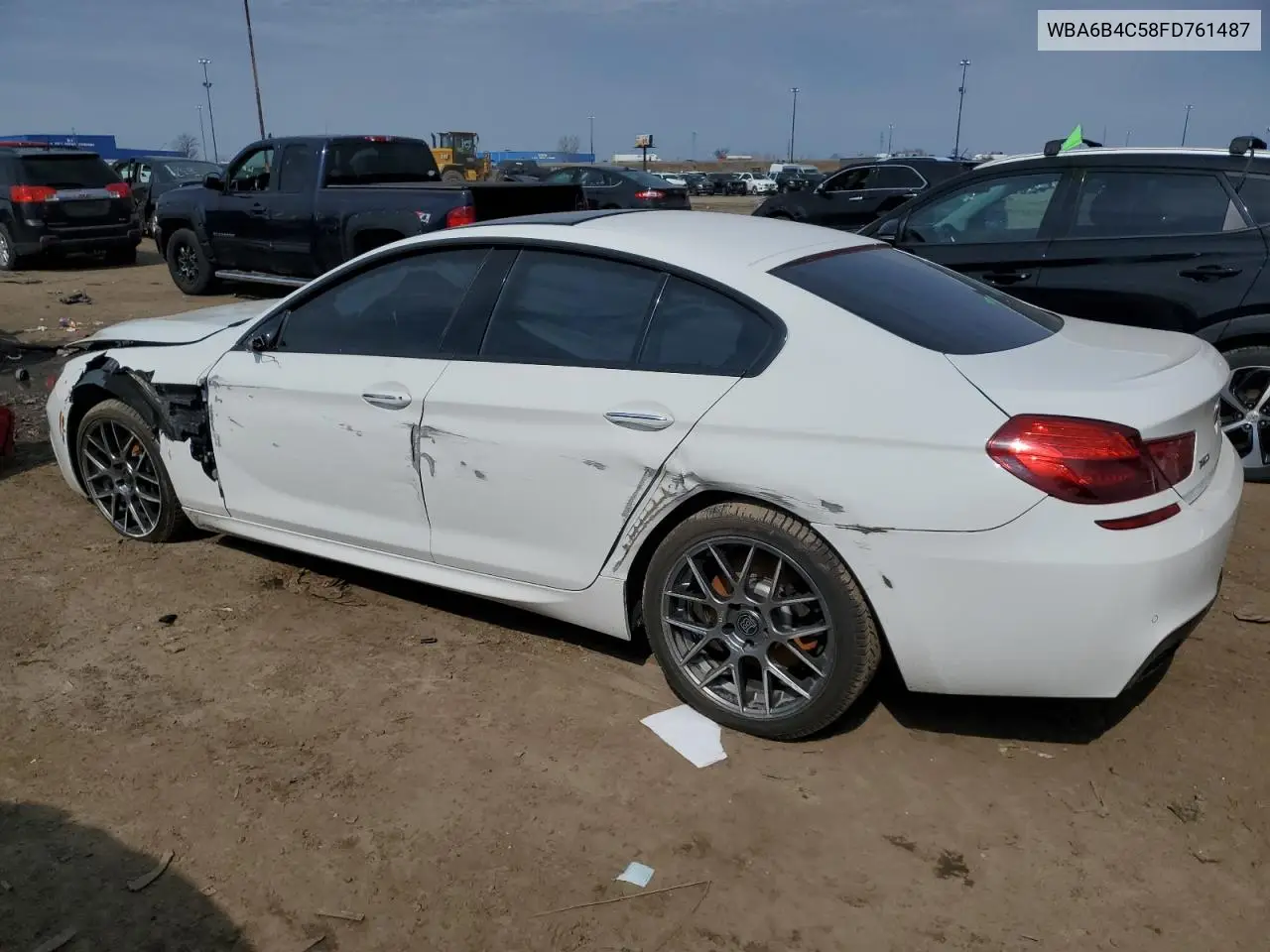 2015 BMW 650 Xi Gran Coupe VIN: WBA6B4C58FD761487 Lot: 51617725