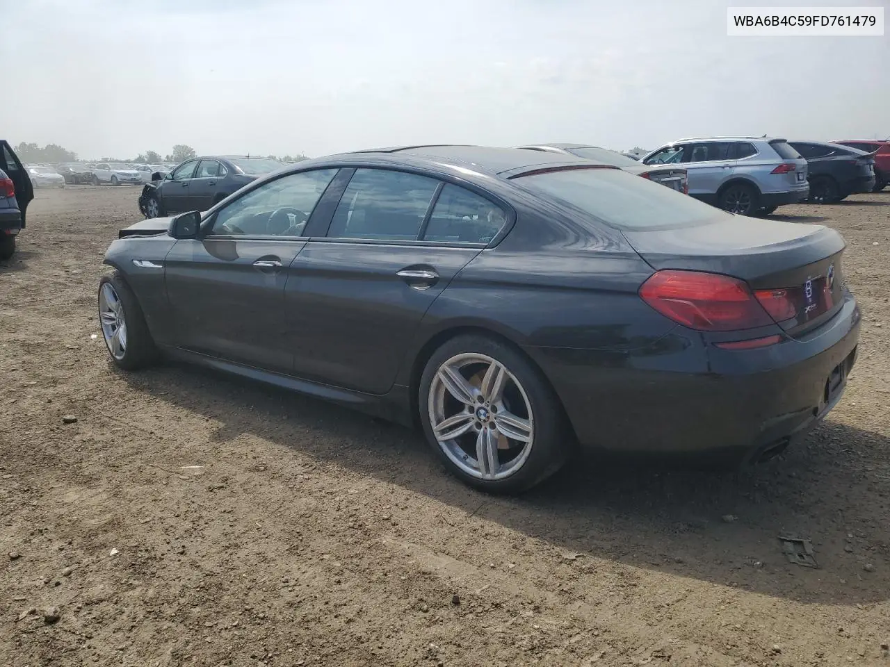 2015 BMW 650 Xi Gran Coupe VIN: WBA6B4C59FD761479 Lot: 59558555