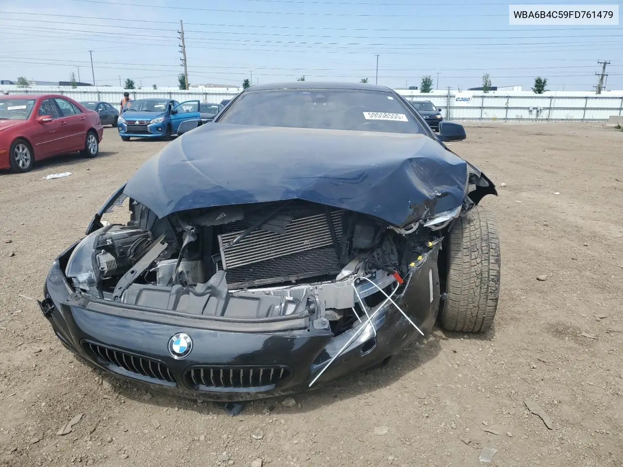 2015 BMW 650 Xi Gran Coupe VIN: WBA6B4C59FD761479 Lot: 59558555