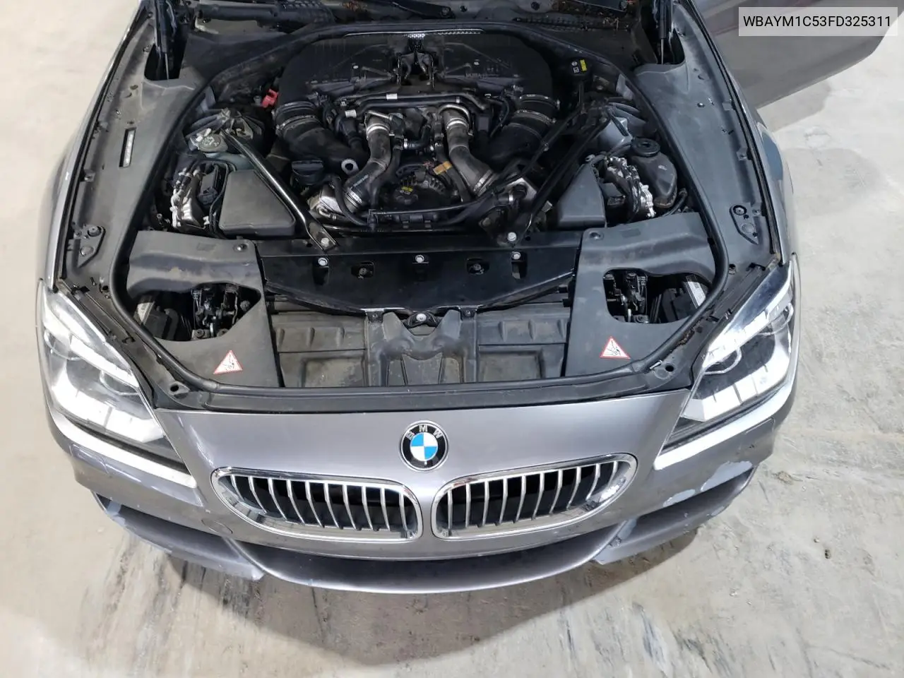 2015 BMW 650 Xi VIN: WBAYM1C53FD325311 Lot: 59563355