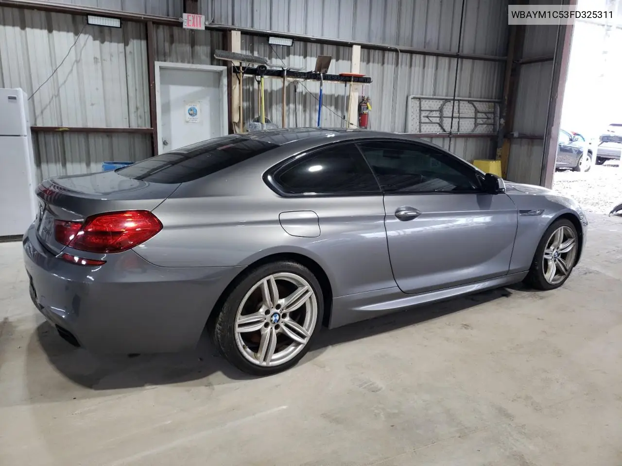 2015 BMW 650 Xi VIN: WBAYM1C53FD325311 Lot: 59563355