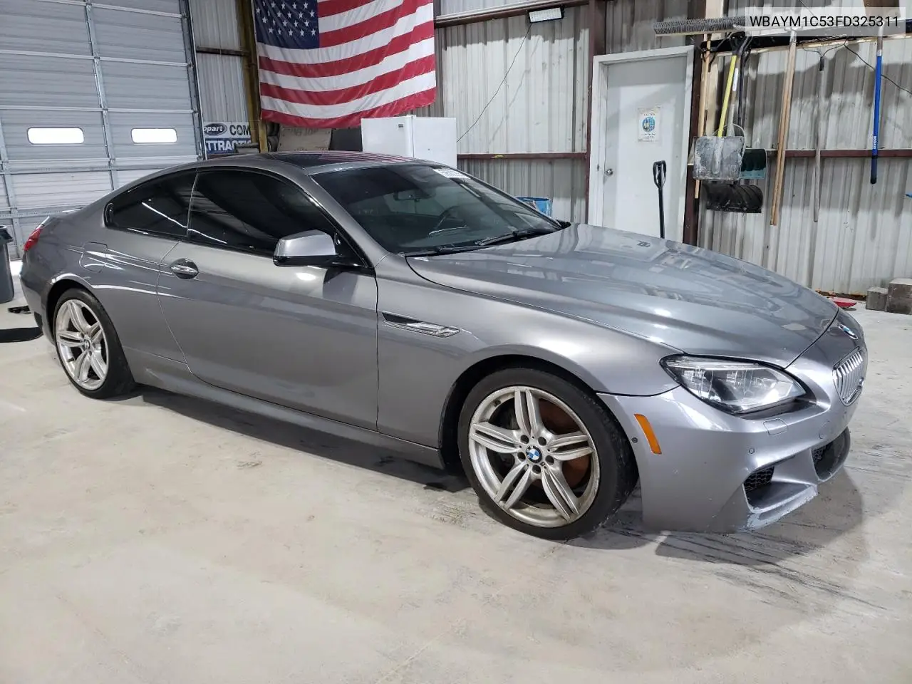 2015 BMW 650 Xi VIN: WBAYM1C53FD325311 Lot: 59563355