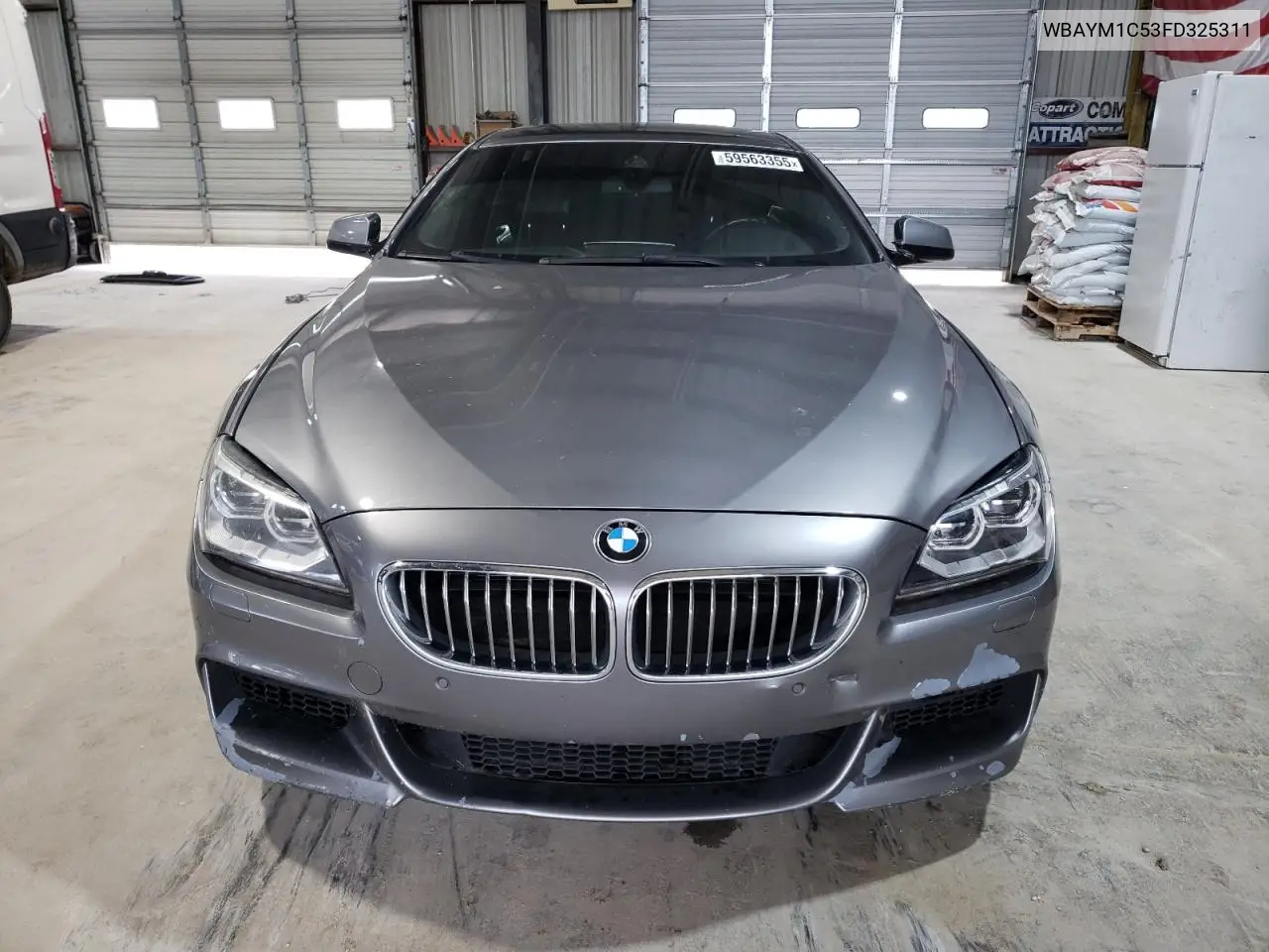 2015 BMW 650 Xi VIN: WBAYM1C53FD325311 Lot: 59563355