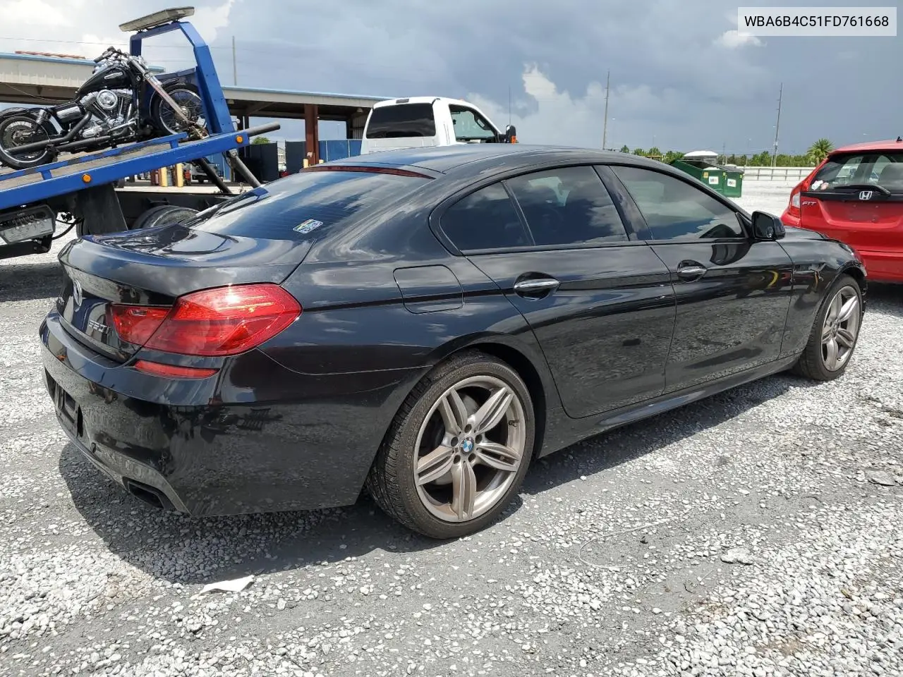 2015 BMW 650 Xi Gran Coupe VIN: WBA6B4C51FD761668 Lot: 61762465
