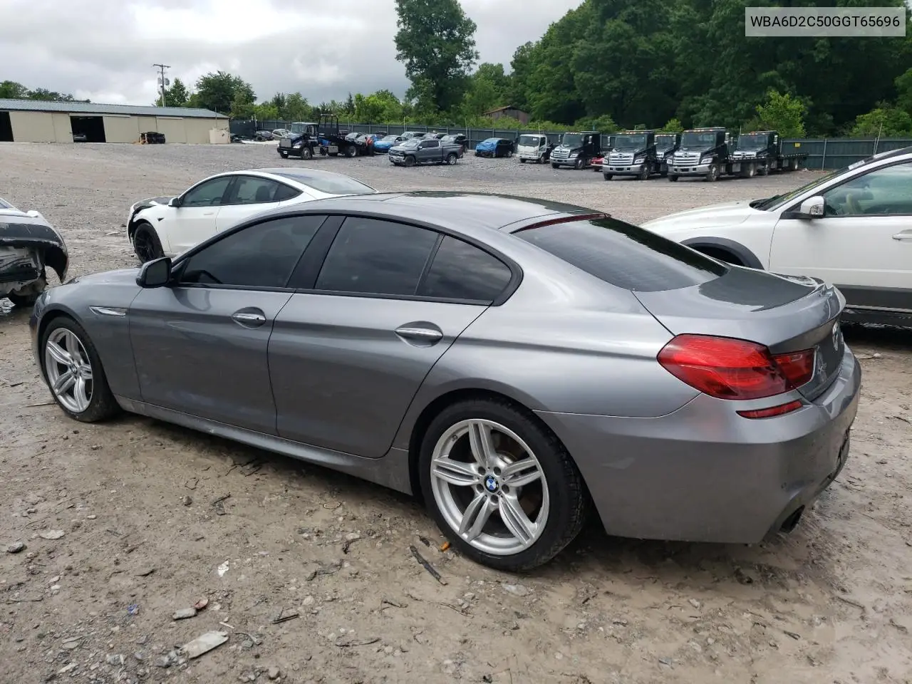 2016 BMW 640 Xi Gran Coupe VIN: WBA6D2C50GGT65696 Lot: 56295745