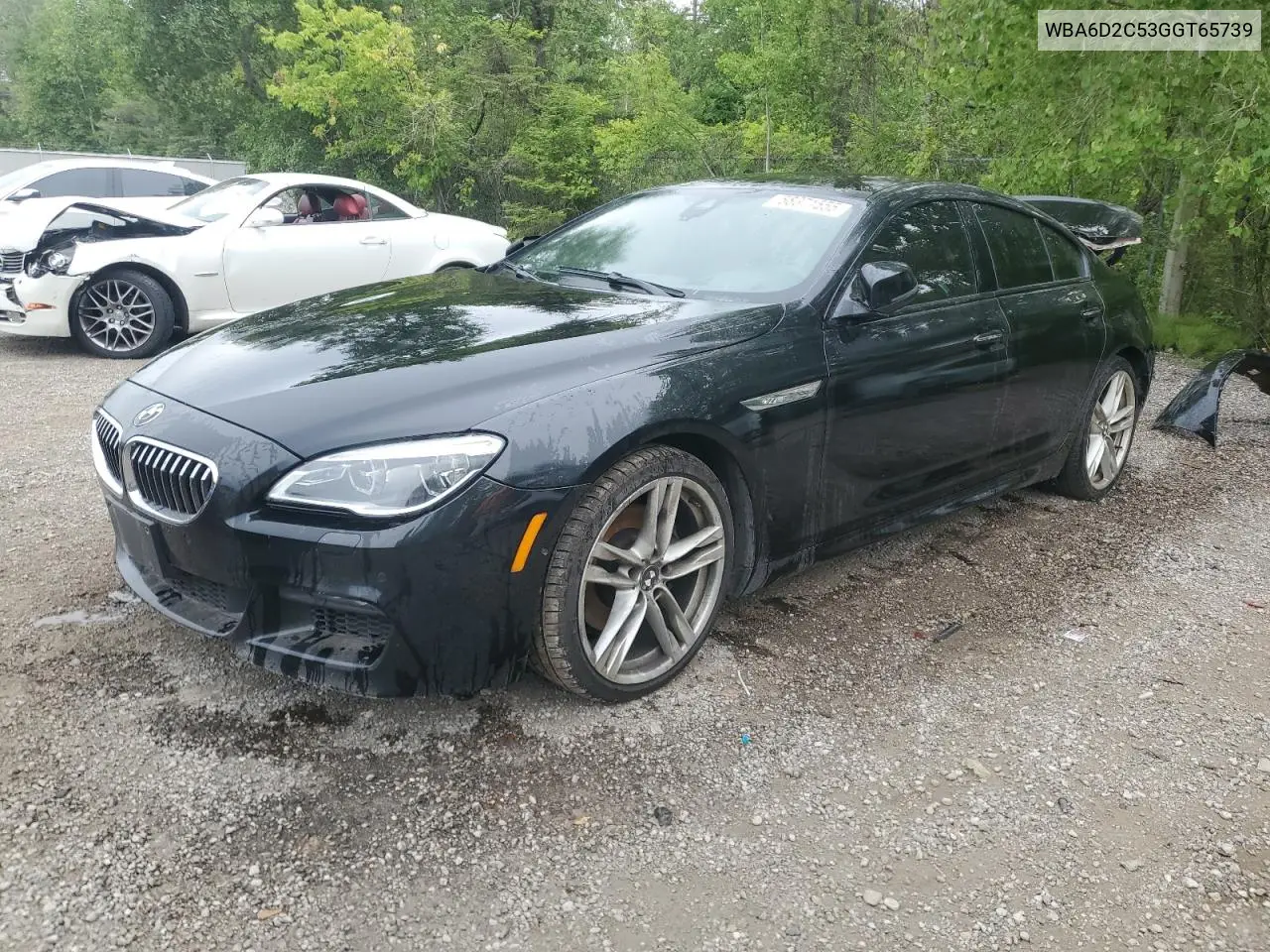 2016 BMW 640 Xi Gran Coupe VIN: WBA6D2C53GGT65739 Lot: 58371555
