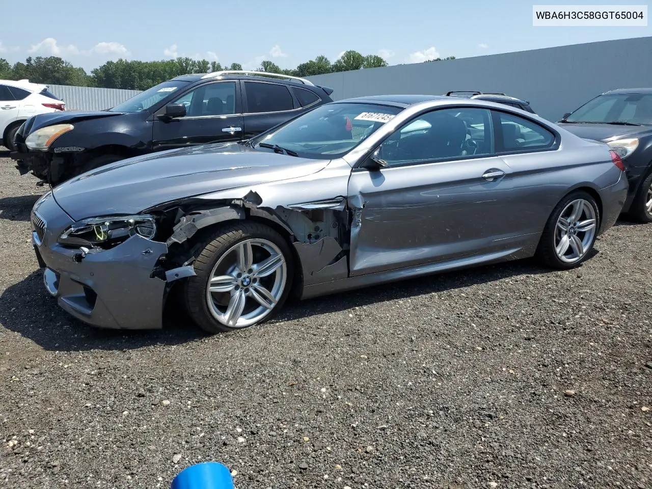 2016 BMW 640 Xi VIN: WBA6H3C58GGT65004 Lot: 61671245