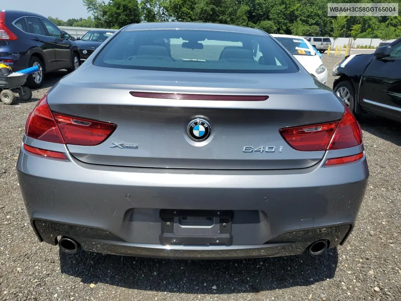 2016 BMW 640 Xi VIN: WBA6H3C58GGT65004 Lot: 61671245