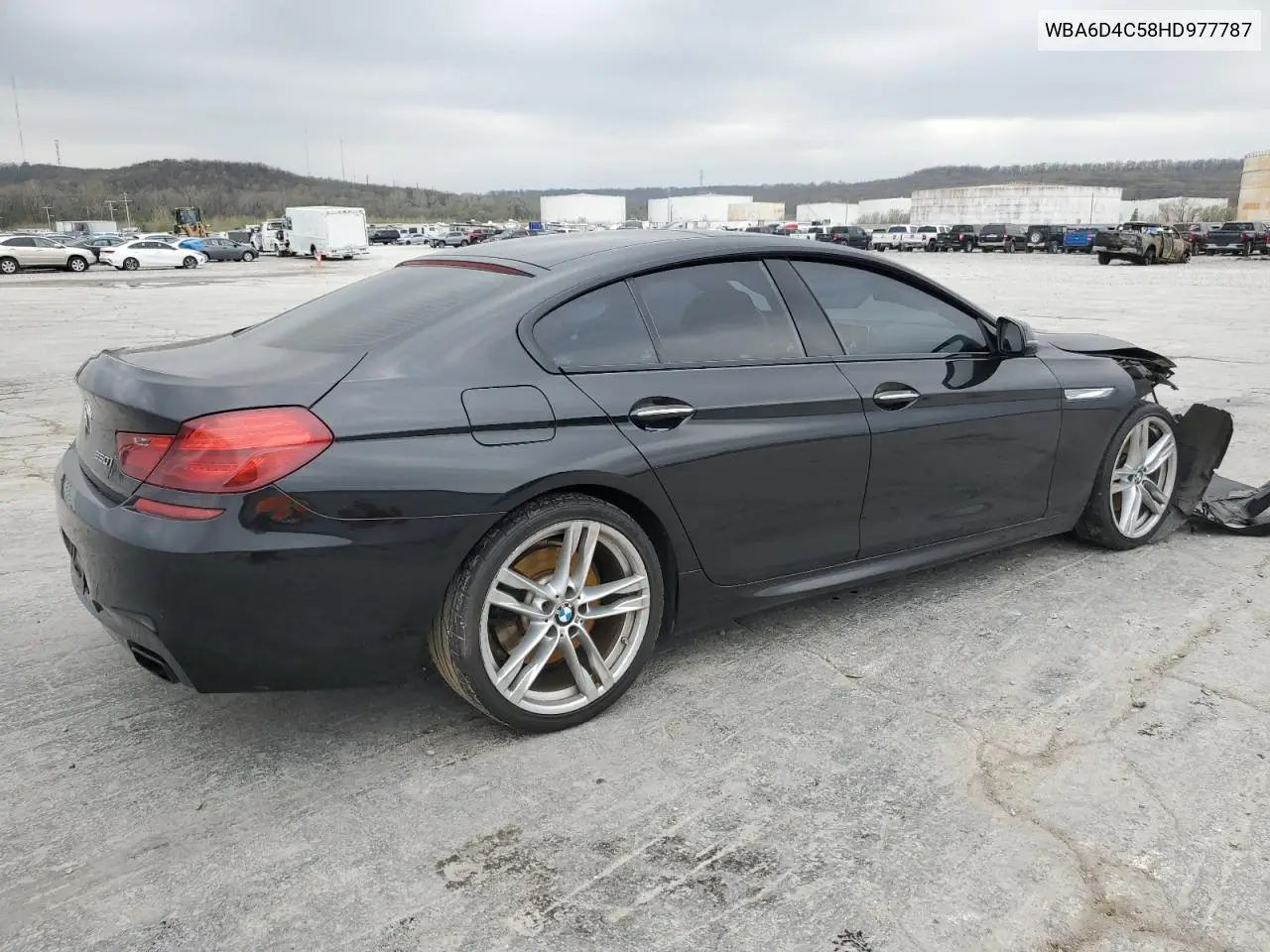 2017 BMW 650 I Gran Coupe VIN: WBA6D4C58HD977787 Lot: 51017785