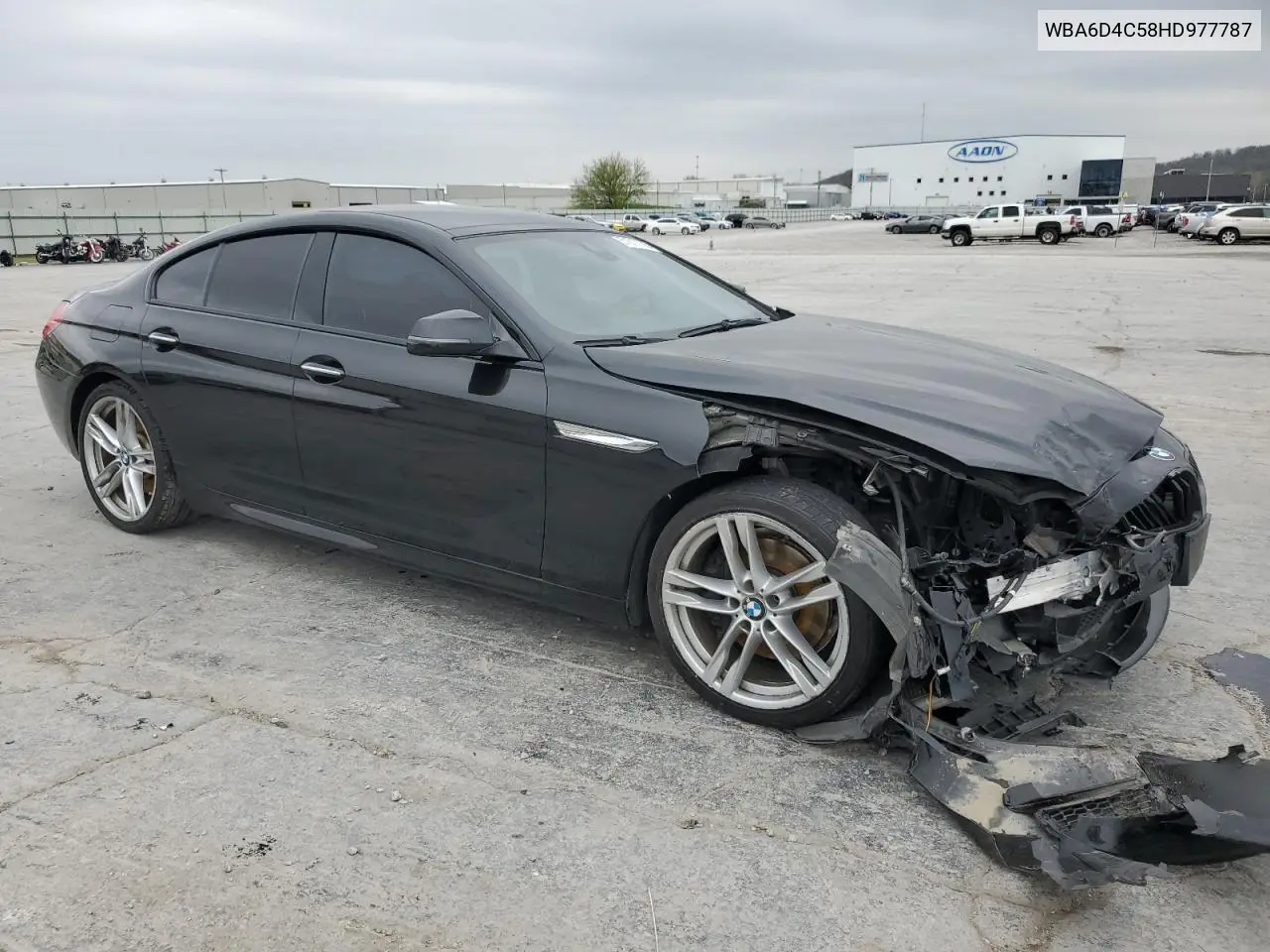 2017 BMW 650 I Gran Coupe VIN: WBA6D4C58HD977787 Lot: 51017785