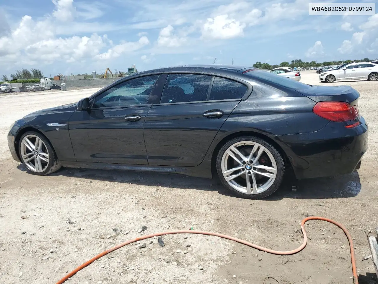 2015 BMW 650 I Gran Coupe VIN: WBA6B2C52FD799124 Lot: 61011475