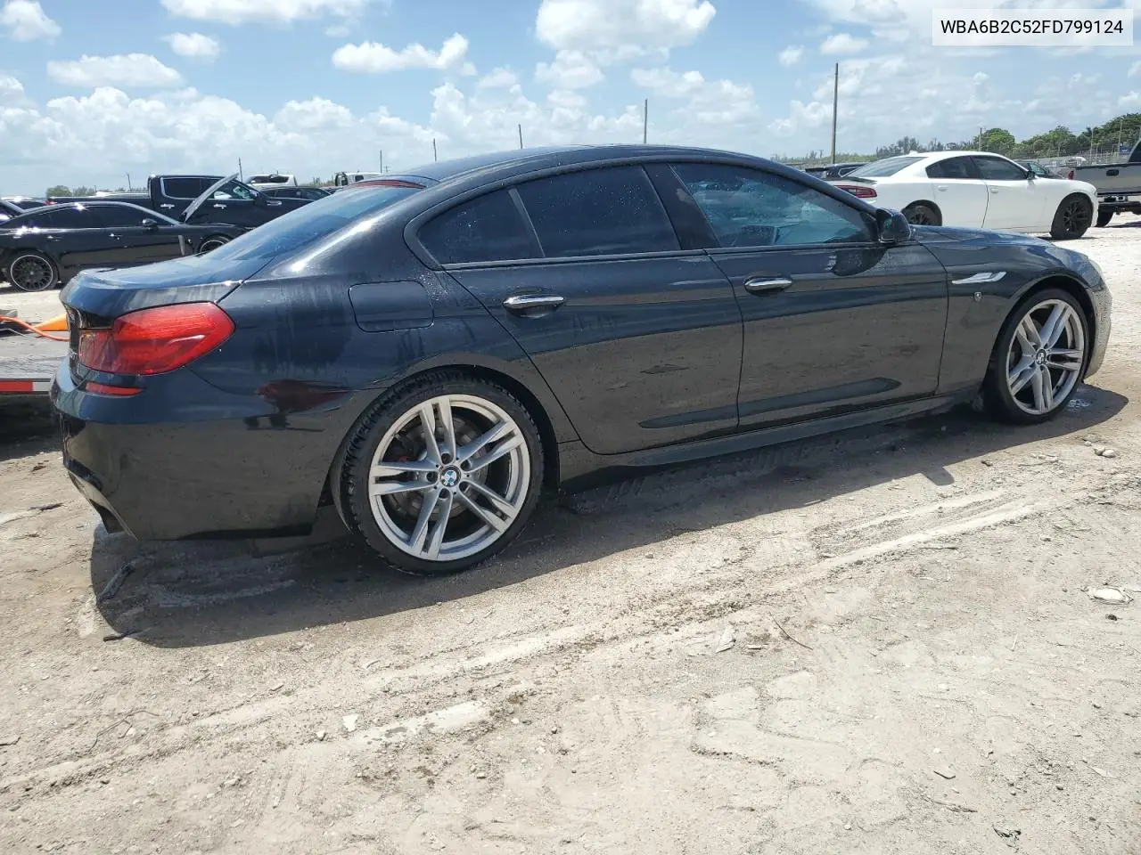 2015 BMW 650 I Gran Coupe VIN: WBA6B2C52FD799124 Lot: 61011475